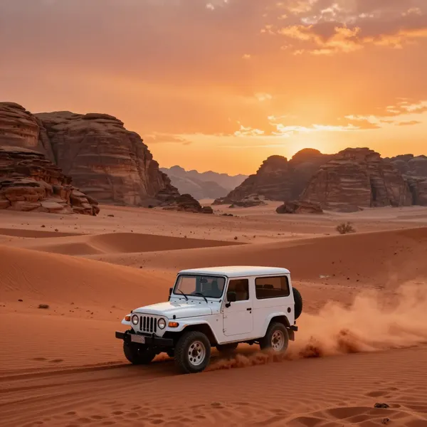 Wadi Rum Sunset Jeep Safari