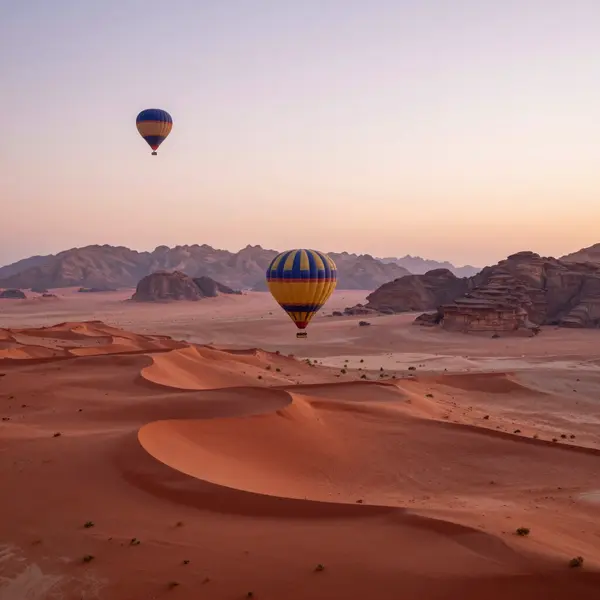 Wadi Rum Hot Air Balloon Sunrise